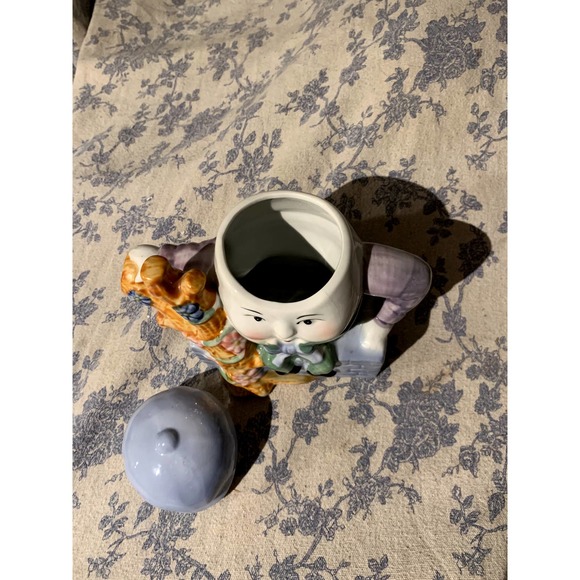 VTG Feitx Humpty Dumpty Ceramic Decorative Teapot - Picture 7 of 10